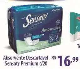 Rede DAS Absorvente Descartável Sensaty Premium oferta