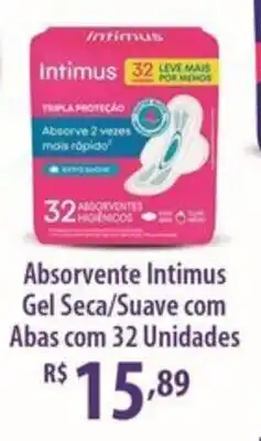 Rede DAS Absorvente Intimus Gel Seca/Suave com Abas oferta