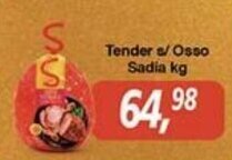 Supermercados Guanabara Tender s/ Osso Sadia 1kg oferta