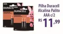 Rede DAS Pilha Duracell Alcalina Palito AAA oferta