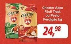 Supermercados Guanabara Chester Assa Facil Trad. ou Pesto Perdigao 1kg oferta