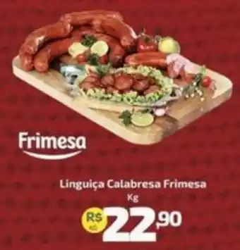 Supermercado Jacomar Linguiça Calabresa Frimesa oferta