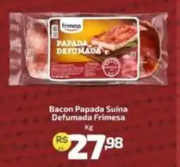 Supermercado Jacomar Bacon Papada Suína Defumada Frimesa oferta