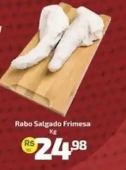 Supermercado Jacomar Rabo Salgado Frimesa oferta
