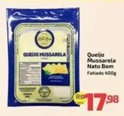 Queijo Mussarela Nato Bom Fatiado