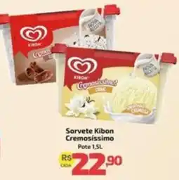 Supermercado Jacomar Sorvete Kibon Cremosíssimo oferta