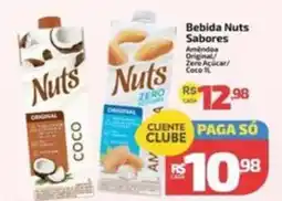 Supermercado Jacomar Bebida Nuts Sabores oferta