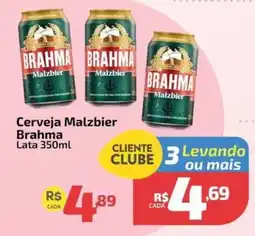 Supermercado Jacomar Cerveja Malzbier Brahma Lata oferta