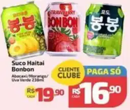 Supermercado Jacomar Suco Haitai Bonbon oferta