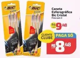 Supermercado Jacomar Caneta Esferográfica Bic Cristal oferta