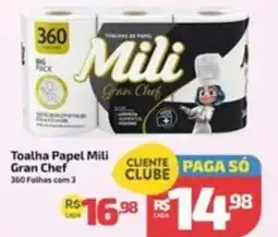 Supermercado Jacomar Toalha Papel Mili Gran Chef oferta