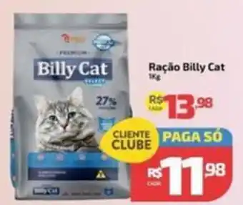 Supermercado Jacomar Ração Billy Cat oferta