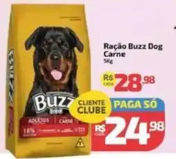 Supermercado Jacomar Ração Buzz Dog Carne oferta