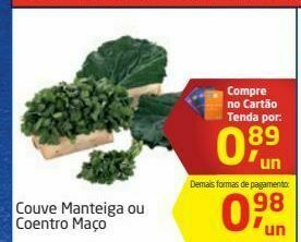 Tenda Atacado Couve manteiga oferta