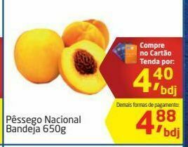 Tenda Atacado Pêssego nacional oferta