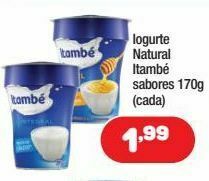 Costazul Supermercados Iogurte natural itambé sabores 170g oferta