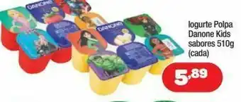 Costazul Supermercados Iogurte polpa danone kids sabores 510g oferta