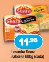 Costazul Supermercados Lasanha seara sabores 600g oferta