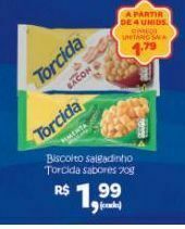 Biscoito salgadinho torcida