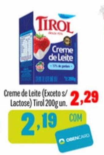 Rede Top Creme de Leite Tirol 200g oferta