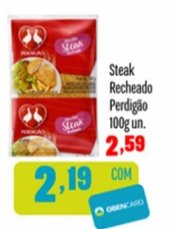 Rede Top Steak Recheado Perdigao 100g un. oferta