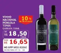Assaí Atacadista Vinho nacional pérgola tipos oferta