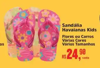 Supermercados Mateus Sandália Havaianas Kids oferta