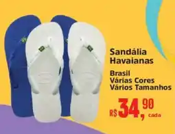 Supermercados Mateus Sandália Havaianas oferta