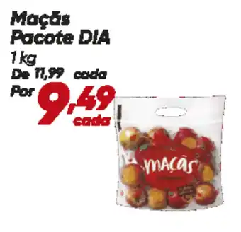Dia Maçãs Pacote DIA oferta