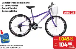 Macavi 123803 - bic houston aro 26 velora rox/pta c/ct oferta