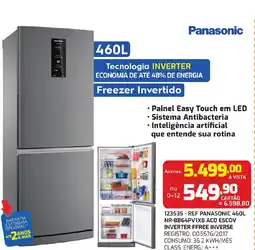 Macavi 123535-ref panasonic nr-bb64pv1xb aco escov inverter ffree inverse oferta