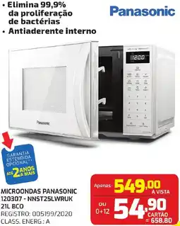 Macavi Microondas panasonic 120307-NNST25LWRUK BCO oferta