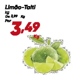 Dia Limão-Taiti oferta