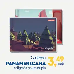 Cometa Supermercados Caderno PANAMERICANA caligrafia pauta dupla oferta