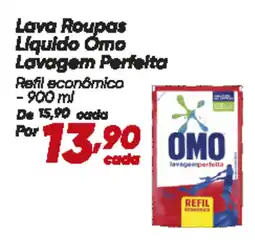 Dia Lava Roupas Liquido Omo Lavagem Perfeita oferta