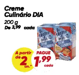 Dia Creme Culinário DIA oferta