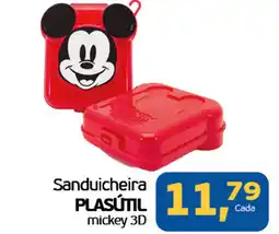 Cometa Supermercados Sanduicheira PLASÚTIL mickey 3D oferta
