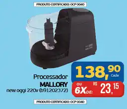Cometa Supermercados Processador MALLORY oferta
