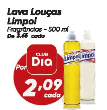 Dia Lava Louças Limpol Fragrâncias oferta