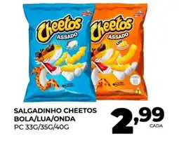 Fort Atacadista Salgadinho cheetos bola/lua/onda oferta