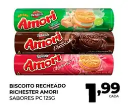 Fort Atacadista Biscoito recheado richester amori sabores pc oferta