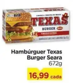 Carrefour Hambúrguer Texas Burger Seara oferta