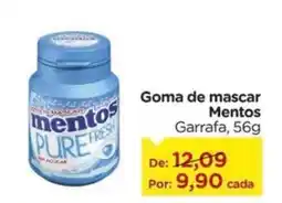 Carrefour Goma de mascar Mentos Garrafa, oferta