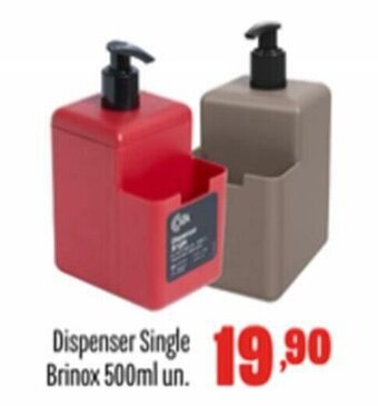 Rede Top Dispenser Single Brinox 500ml un. oferta