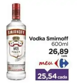 Carrefour Vodka Smirnoff oferta