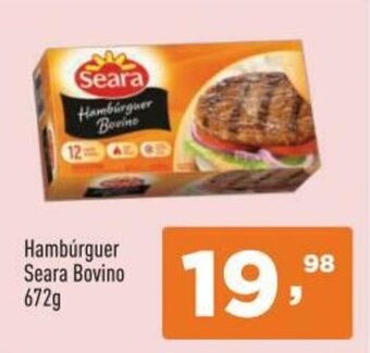 Supermercados Pague Menos Hamburguer Seara Bovino 672g oferta