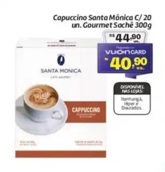 Comper Capuccino Santa Mônica C/ 20 un. Gourmet Sachê oferta