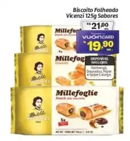 Comper Biscoito Folheado Vicenzi Sabores oferta