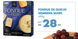 Sam's Club Fondue de queijo members mark oferta