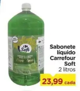 Carrefour Sabonete líquido Carrefour Soft oferta